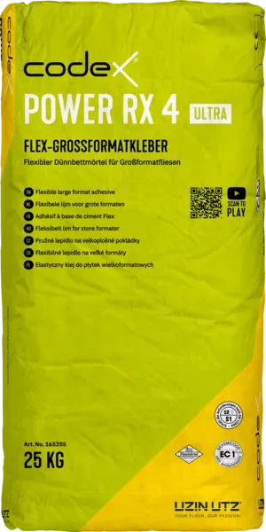 Codex Power RX 4 Ultra Flex-Großformatkleber - 25 KG